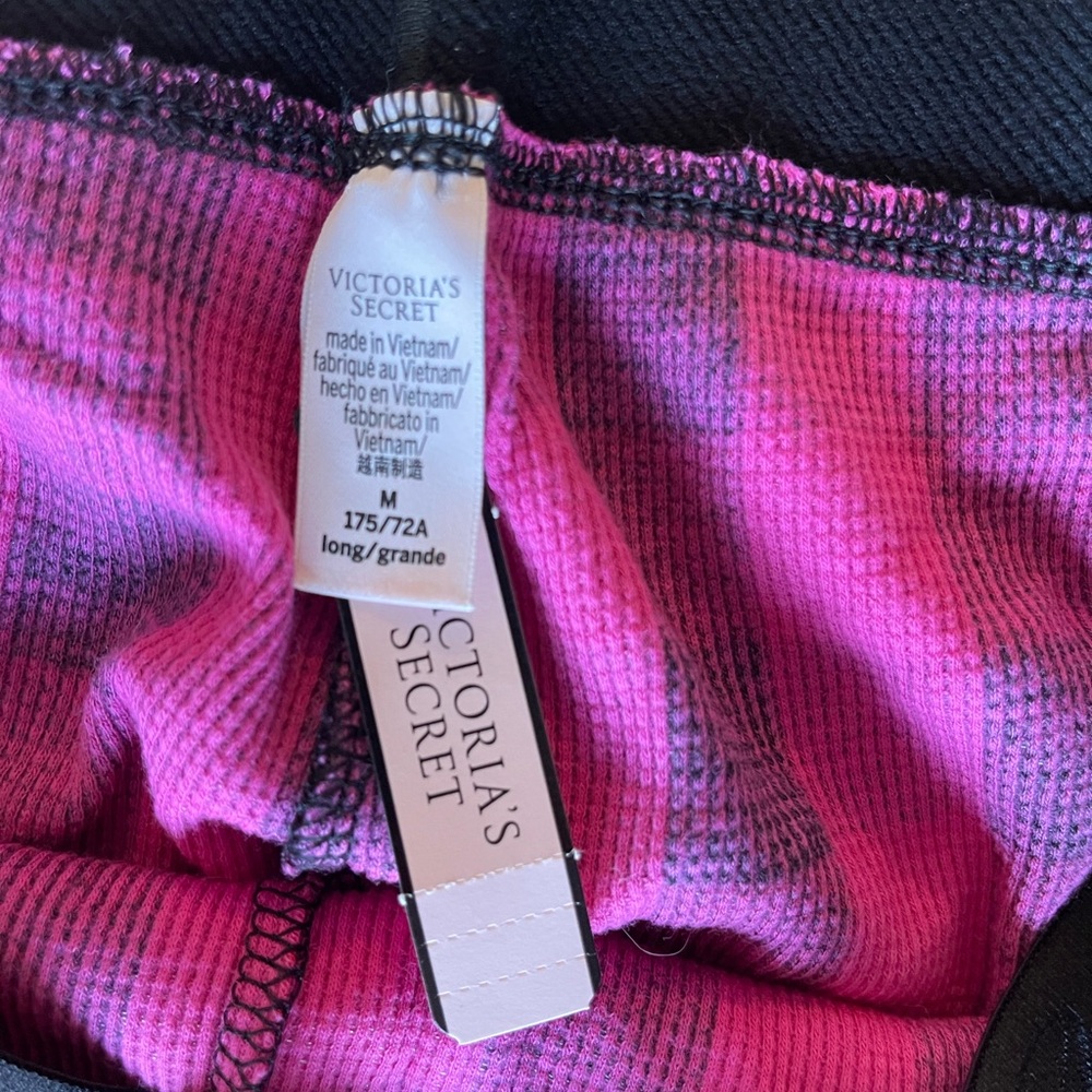 (🩵 $8 when you bundle) Victoria Secret Thermal Pajamas - Medium, Long - Picture 2 of 3